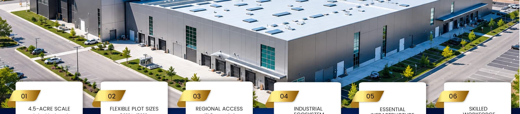 Sky Industrial Hub warehouse blocks