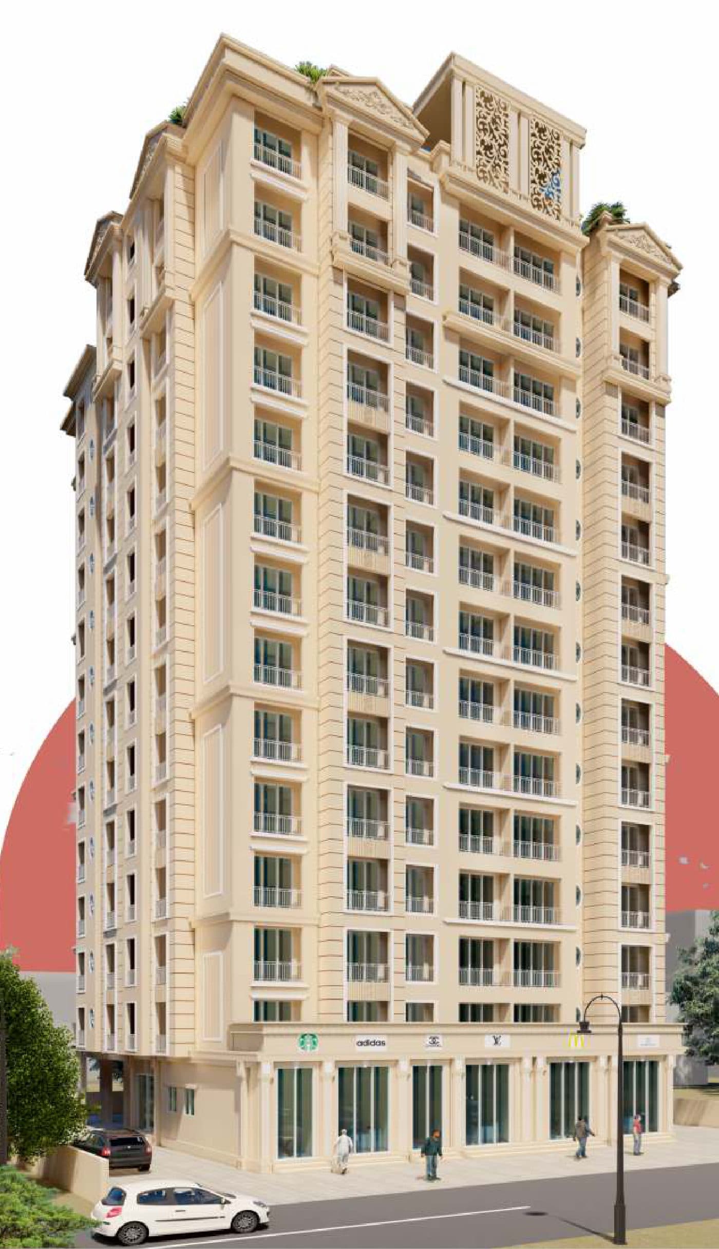 Deep Crown tower in Chakradhar Nagar, Nalasopara West